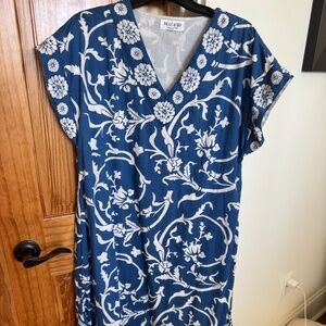 Beau & Ro blue dress, size medium